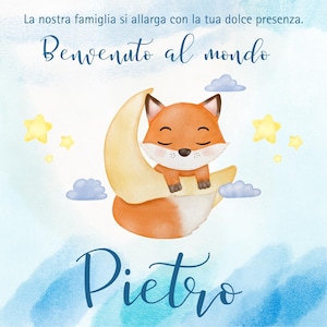 Digital Invitation New Born/Invito Digitale per annunciare la nascita