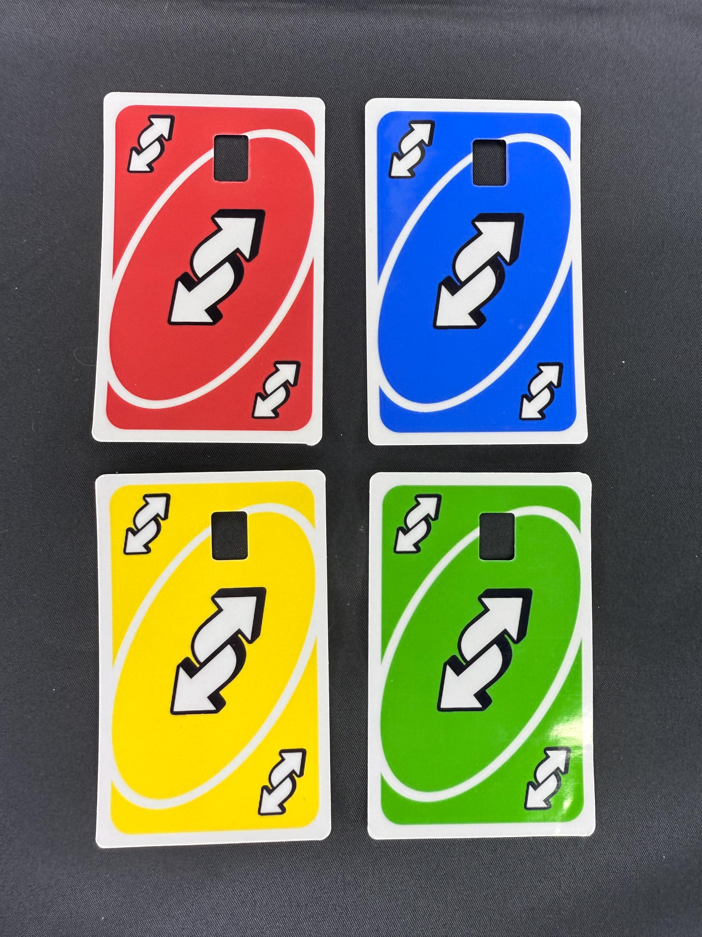 Carta Reversa Uno Uno Reverse Card Sticker Portugal