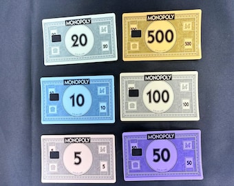 Monopoly money card skin sticker