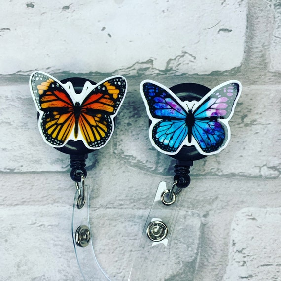 Butterfly Retractable Badge Reel 