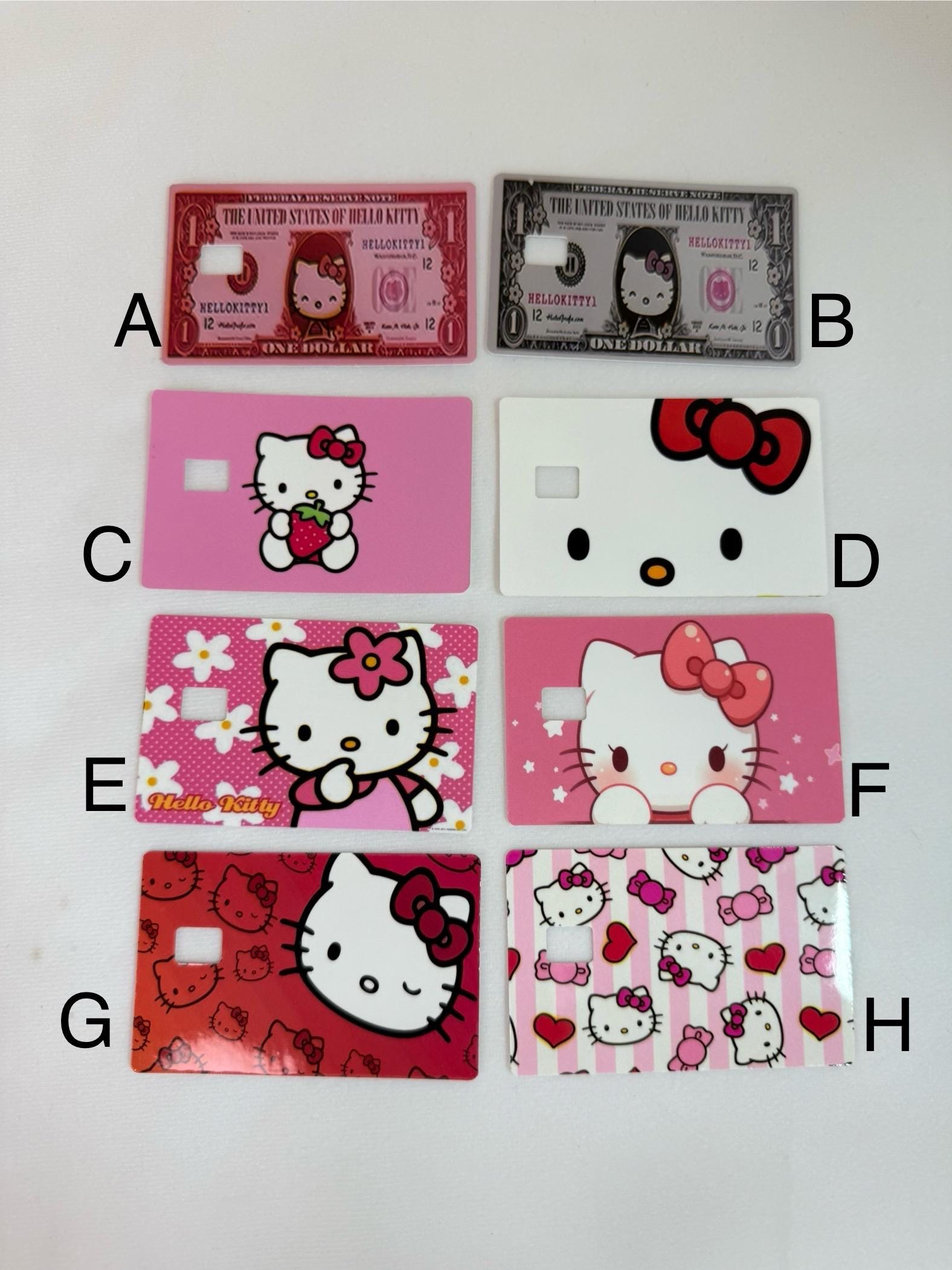 HK cute kitty card skin sticker