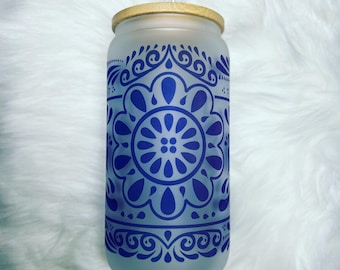 Boîte en verre Talavera