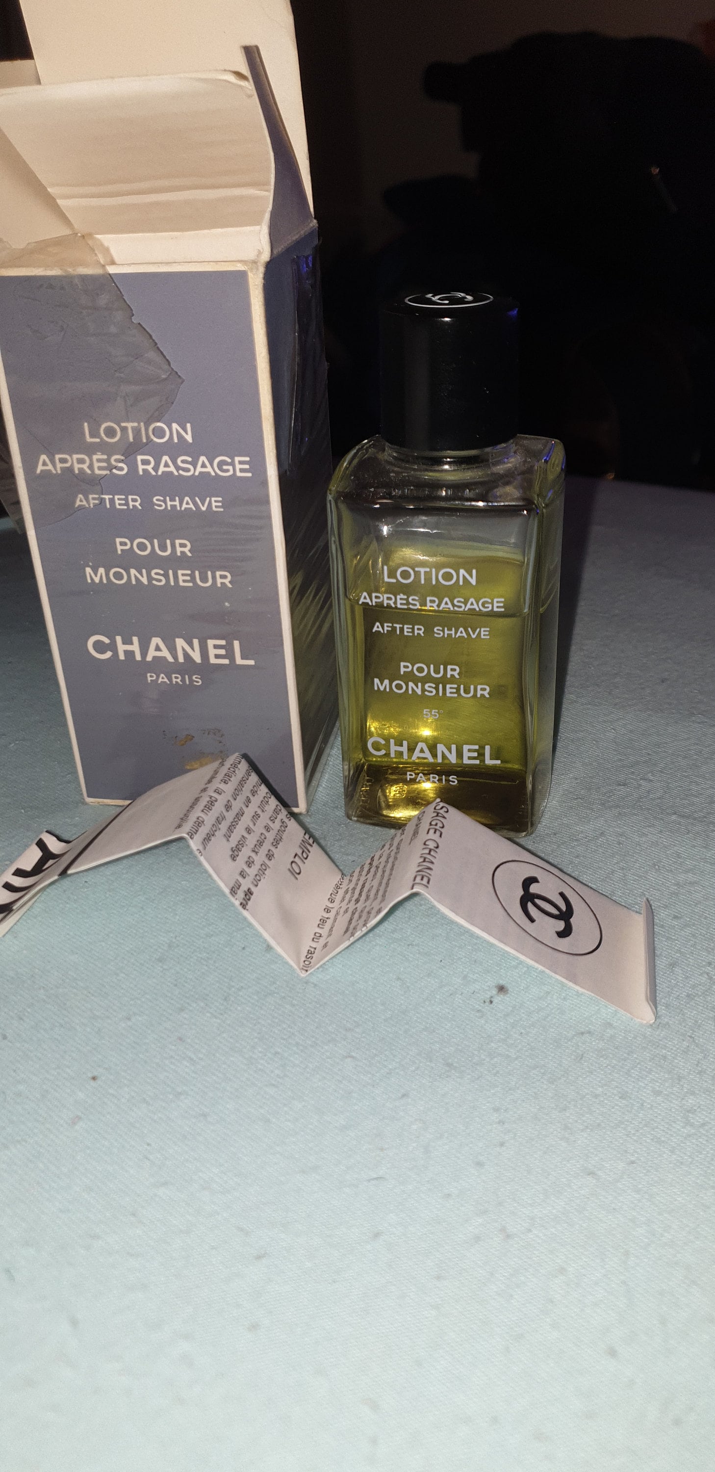 Vintage Chanel After Shave Lotion. 