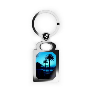 Rectangle Photo Keyring
