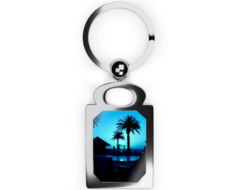 Rectangle Photo Keyring