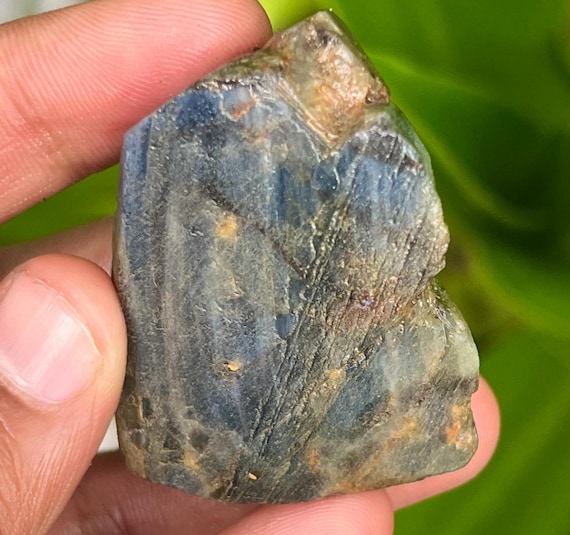 画材 Sapphire Genuine Coarse Raw Blue Sapphire Stone: Natural Untreated Healing Crystal (380.60