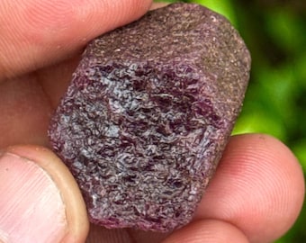 Raw Ruby Crystal: 109.5 Carat Rough Gemstone, July Birthstone