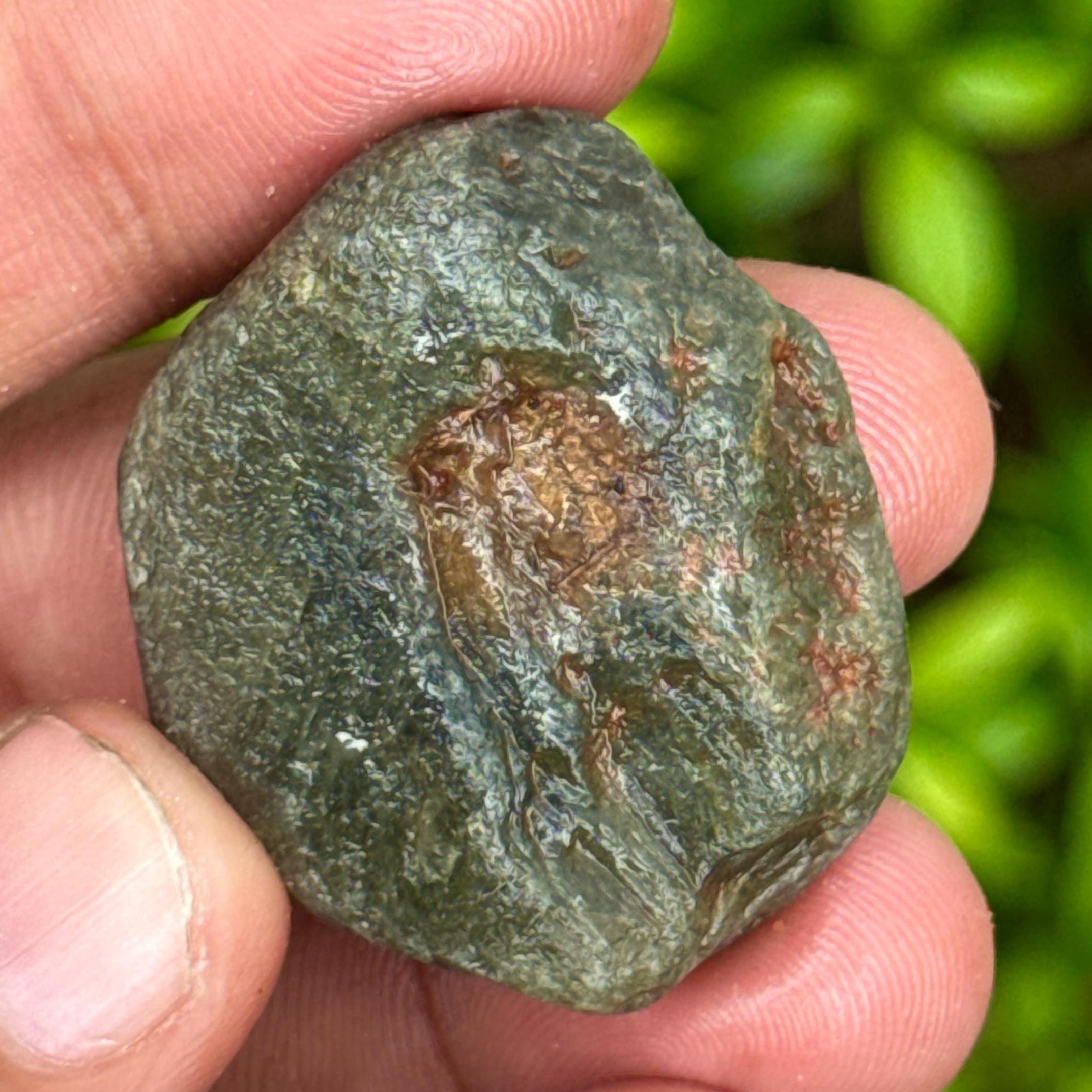 Raw Green Sapphire Specimen: 125 Carat Natural Record Keeper - Etsy