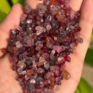 Spinel Raw Natural Multi Spinel Raw Burmese Multi Spinel Rough Spinel Crystal Specimen, Rough Spinel Healing Crystal Birthstone Gemstone.