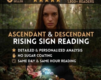 Lectura del signo ascendente / Informe de carta astral personalizado, en la misma hora (PDF)