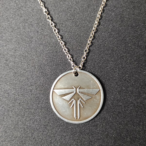 Silver the Last of Us Pendant Etsy