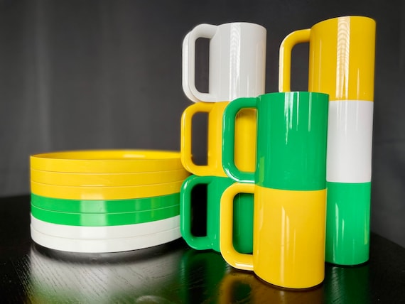 Heller Design by Massimo Vignelli Vintage Plates and Mugs. Etsy