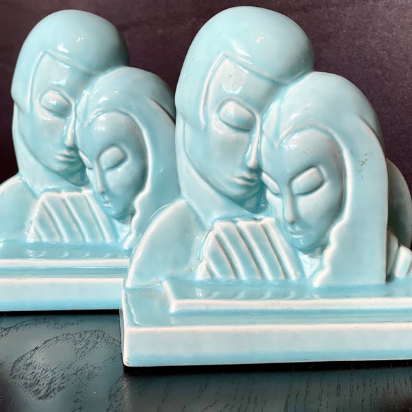 Art Deco Bookends Etsy
