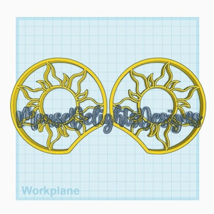 Tangled Rapunzel Sun Ears V1 STL File