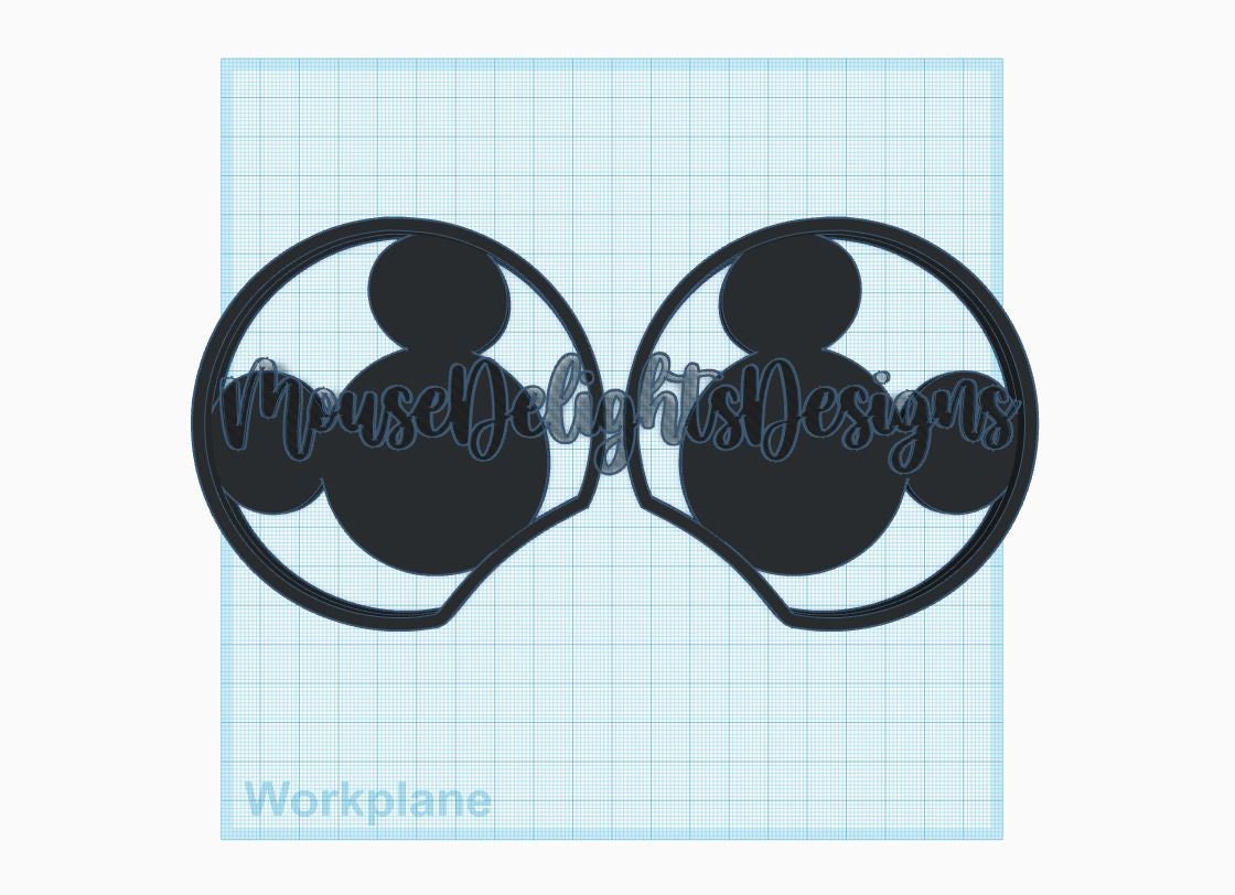 Mickey Head Ears Digital STL File
