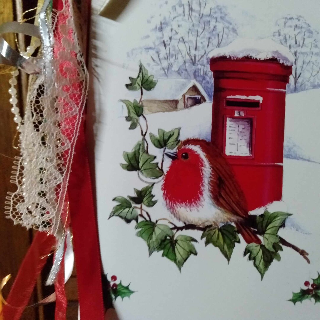 A Christmas Bluebird Card - Stamp With Laurie