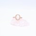 Timeless Halo Oval Breastmilk Ring (DIY Breastmilk Jewelry Kit) 