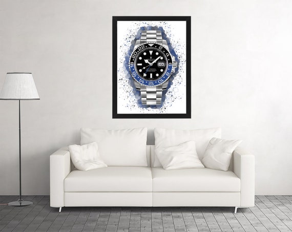 Rolex Batman Gmt master II Wall Art Print Poster Etsy Canada