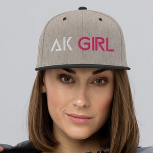 AK Snapback Hat, Warrior Hat, Unique Cool Hats, Mom Hat Embroidered