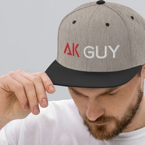 AK Snapback Hat, Warrior Hat, Unique Cool Hats, Dad Hat Embroidered