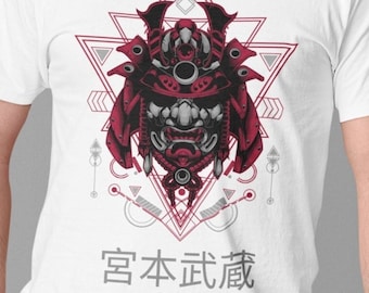 Japanese Fashion Streetwear, Samurai Warrior Shirt