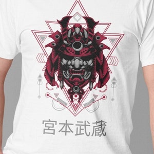 Japanese Fashion Streetwear, Samurai Warrior Shirt