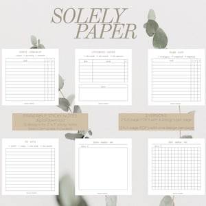 Minimal Sticky Notes Bundle - PRINTABLE