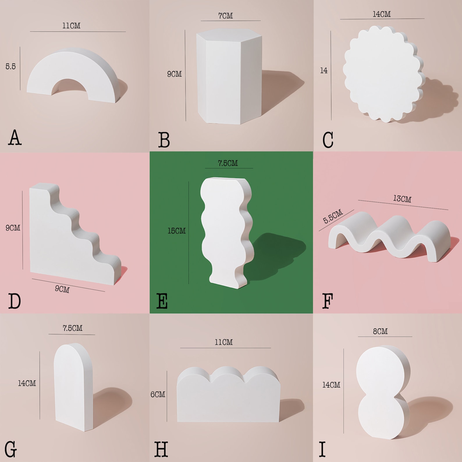 Product Photography Props / Photoshoot Prop / Home Decoration /geometric Shapes Props Etsy