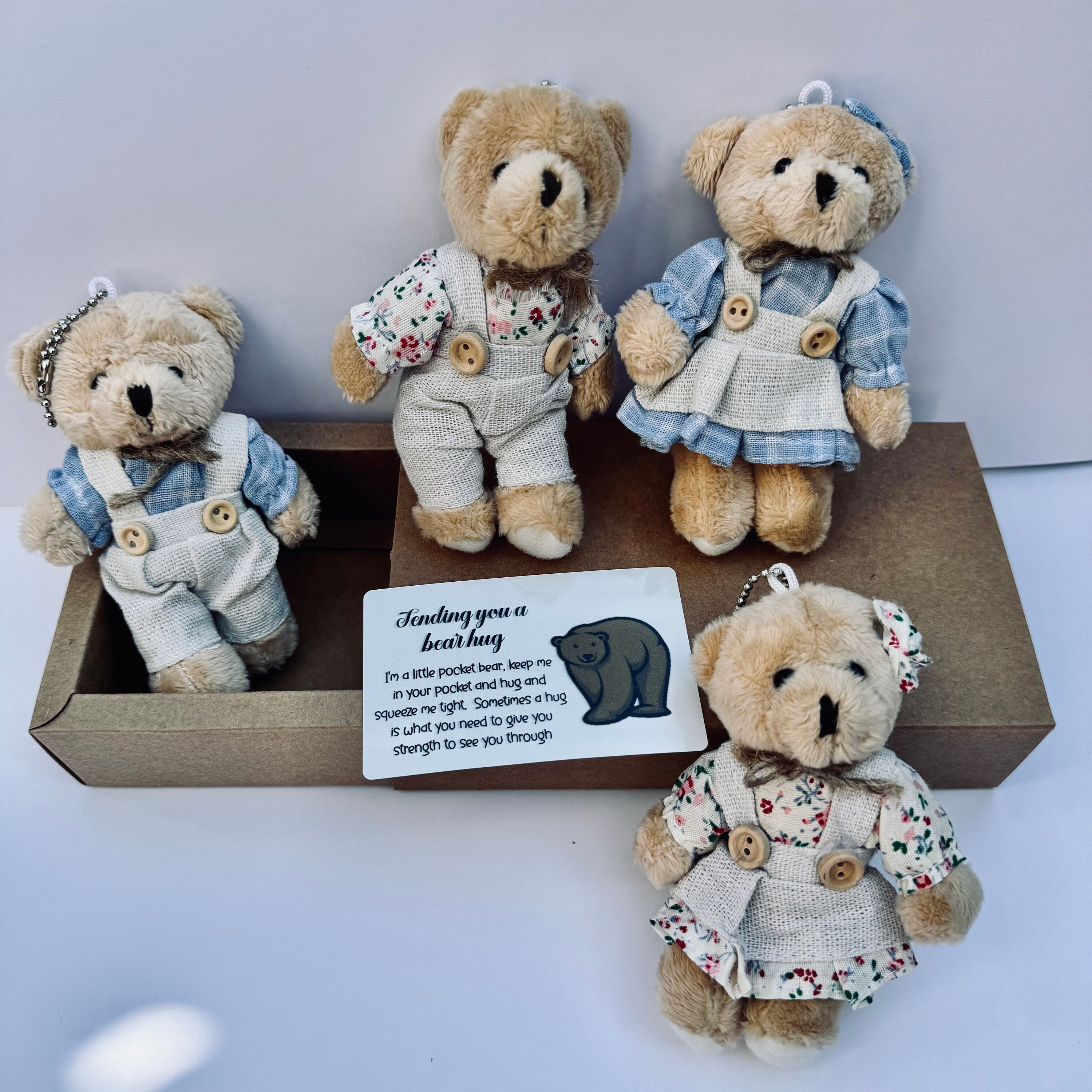 Worry Bear, Pocket Bear Hug, Anxiety Gifts For Men Women