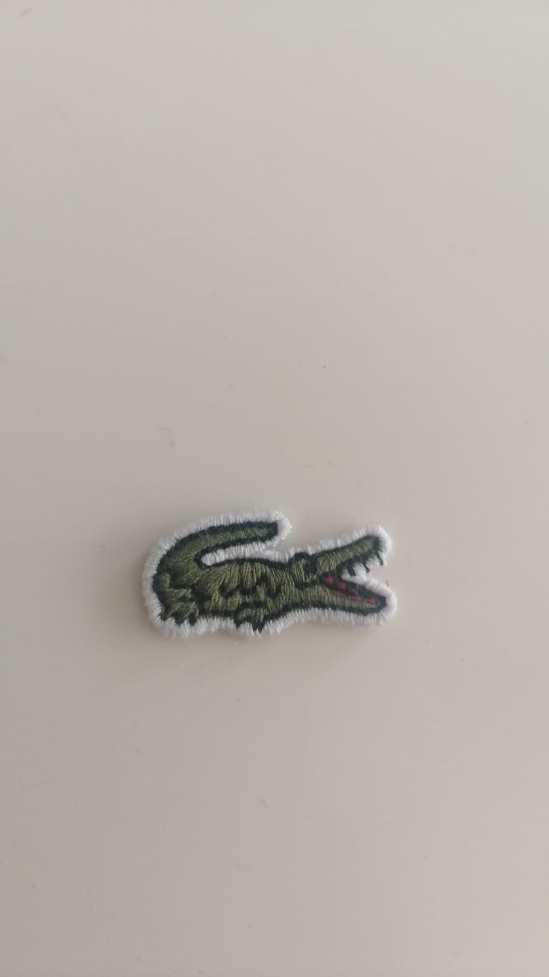lacoste crocodile patch