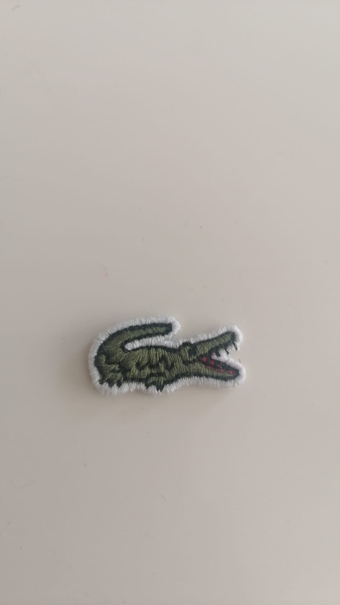 lacoste alligator patch