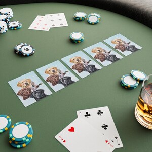 Poker cards labrador retrievers, bird dogs, retrievers, duck, hunting, watercolor, labs, yellow, black, chocolate, labrador gifts