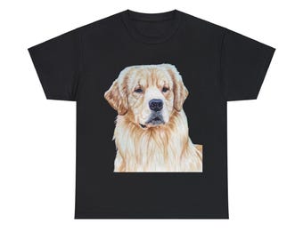 Golden retriever shirt, watercolor , retrievers, watercolor, golden retriever gifts