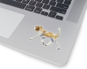 Lemon Beagle decor gaiting movement art akc breeds Sticker