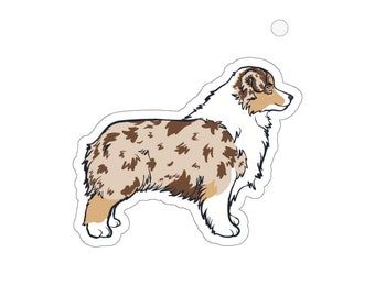 Aussie | Australian shepherd Sticker | Vinyl | Waterproof | Laptops, Hydroflasks, outdoor stickers, dog stickers