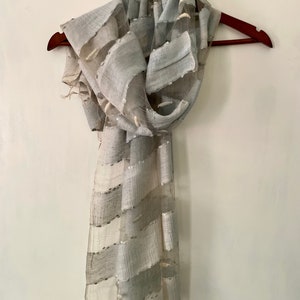 100% Handmade Silk Scarf Made Of Natural Organic Dye Unique Shawl Gift For Her