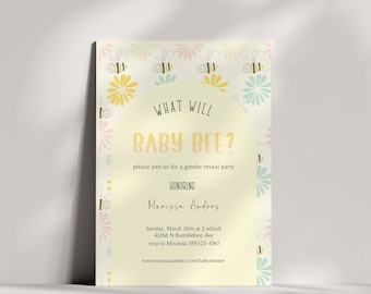 Gender Reveal Mommy to Bee, Baby Bee Theme, What Will Baby Bee