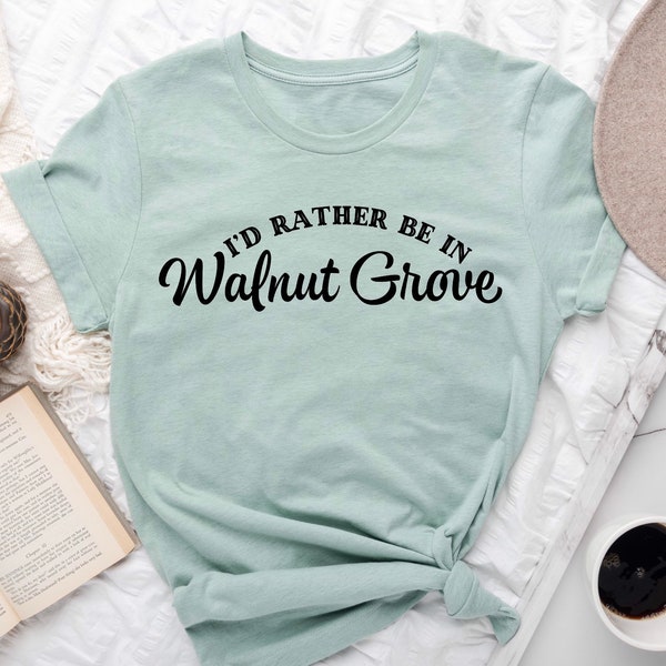 Walnut Grove Little House TV T-Shirt, Women’s Unisex Size Shirt, Women’s book Tshirt, Laura Ingalls T shirt
