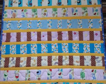 Patchwork Blanket with Pillow for Boy,Baby Boy Blanket with Pillow,Colorful Patchwork Blanket Set