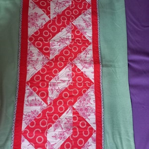 Patchwork tablecloths and plate covers