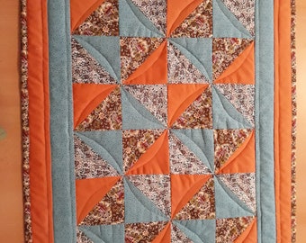 Spring tablecloths, patchwork quilt
