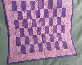 Spring tablecloths, patchwork quilt