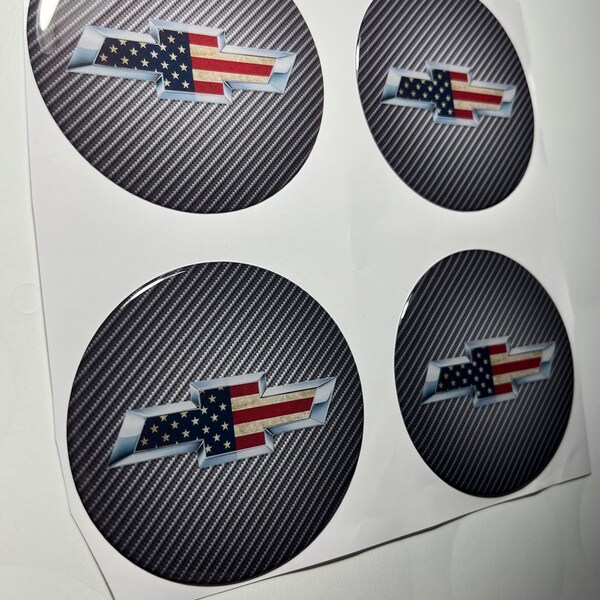 Chevy Center Cap Decal Etsy