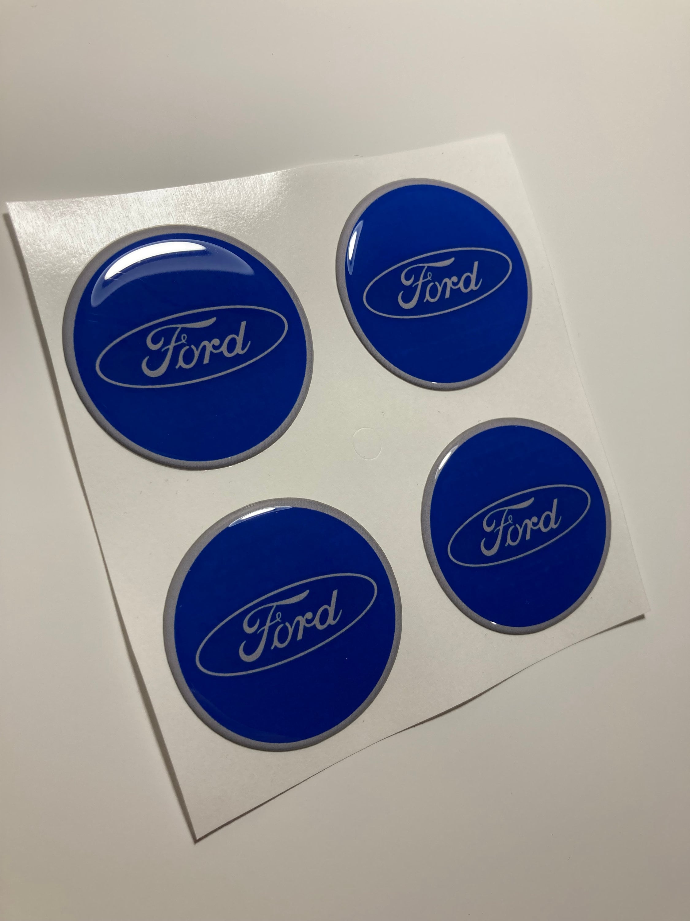 4 Pcs Set Ford Center Wheel Cap Premium Quality Domed Stickers Etsy UK