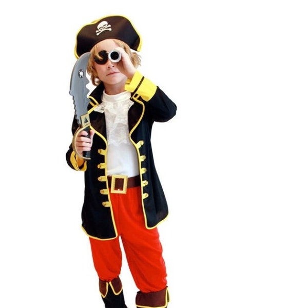 Boys Pirate Costume Etsy