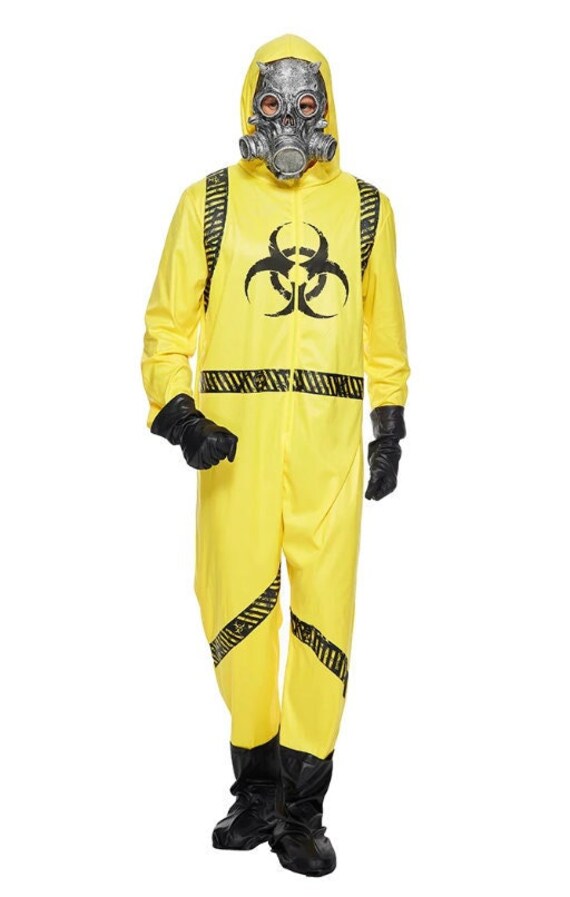 Biohazard Uniform With Gas Mask Halloween Costume for Adult Etsy