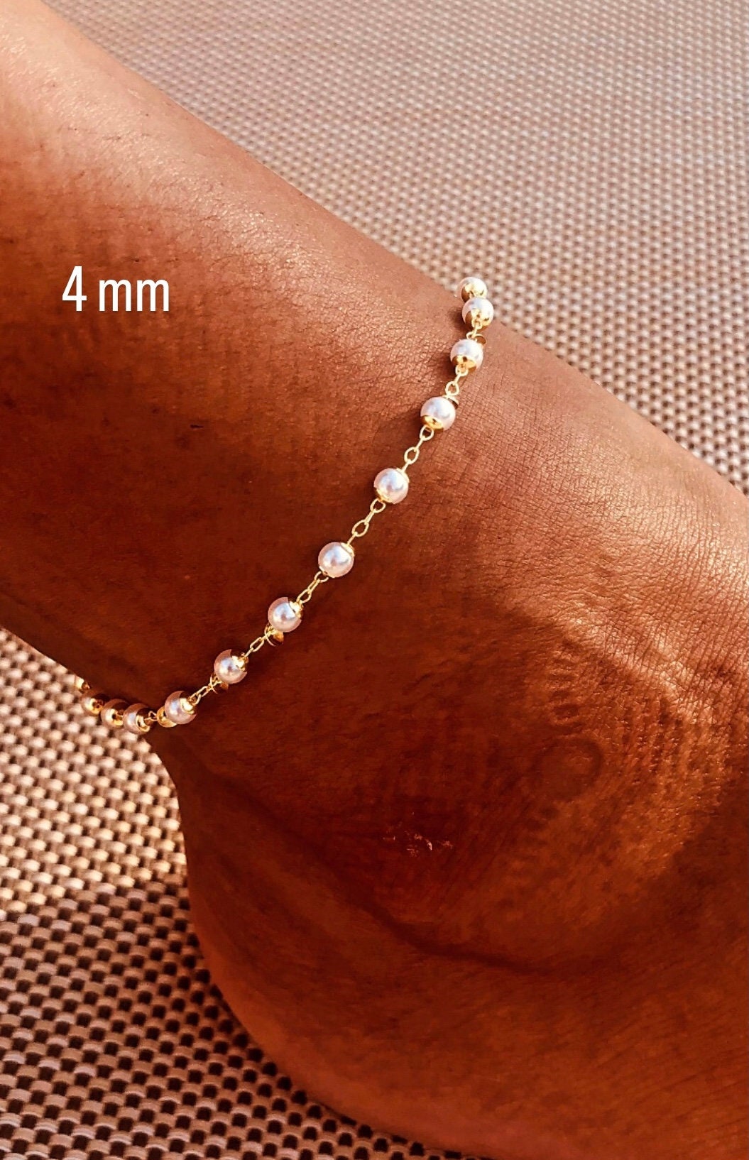 18K Gold Chain Anklet Gold Filled Chain Anklet Gift for Etsy