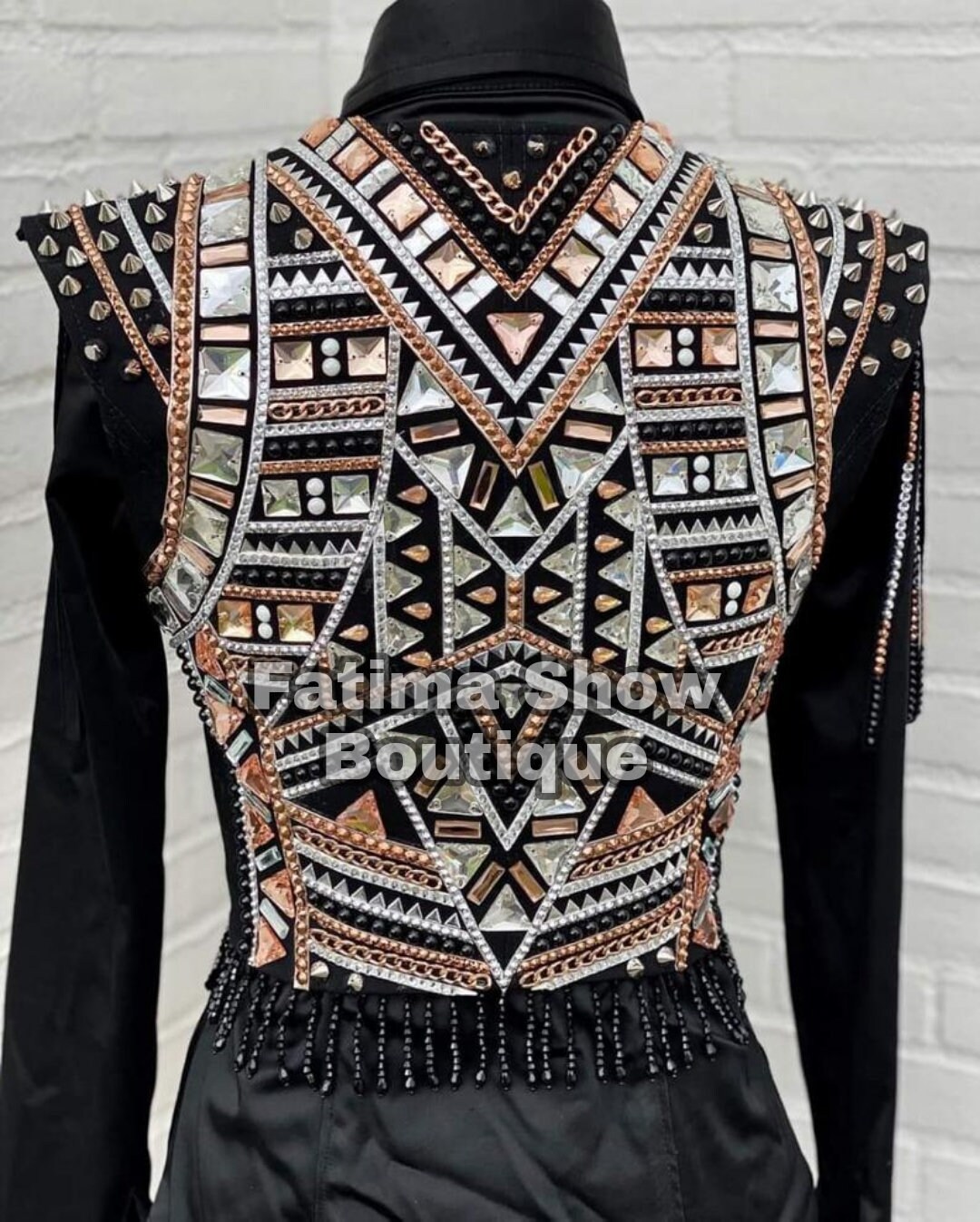 Western Show Vest With Shirt / Horsemanship / Showmanship Show Etsy