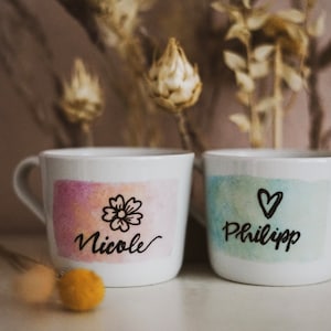Personalisierte Tasse mit Namen