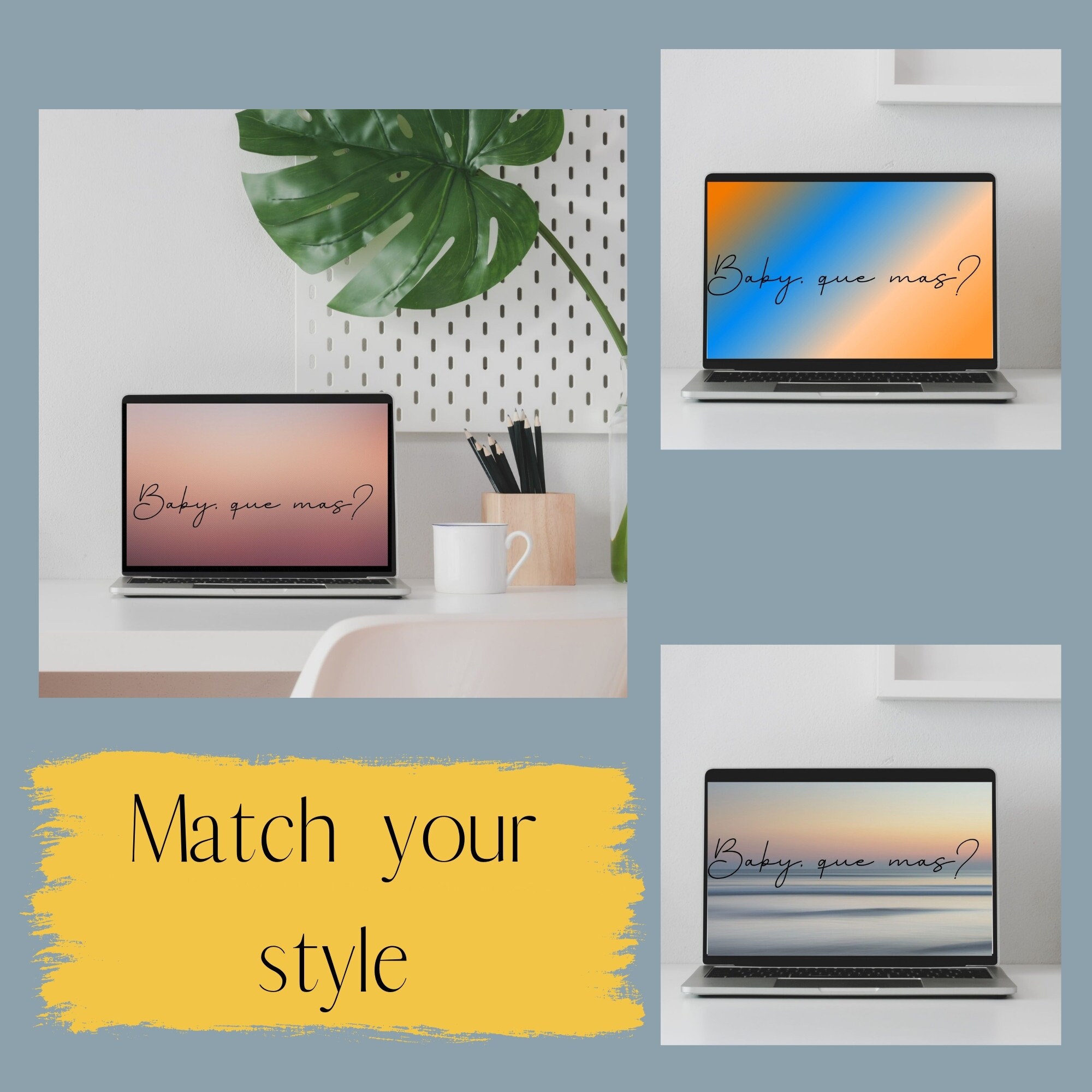 Baby Que Mas Downloadable Printable Poster and Computer Etsy